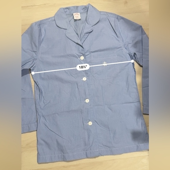 Brooks Brothers Light Blue Kids Pajama Set - Picture 6 of 6